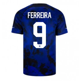 Förenta staterna Jesus Ferreira #9 Borta Kläder VM 2022 Kortärmad